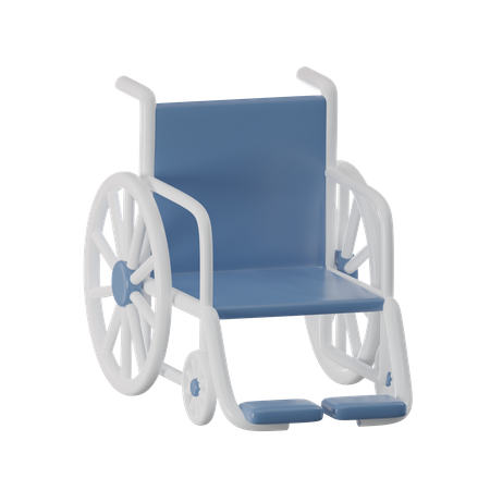 Silla de ruedas  3D Icon