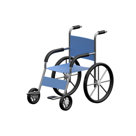 Silla de ruedas  3D Icon
