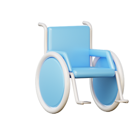 Silla de ruedas  3D Illustration