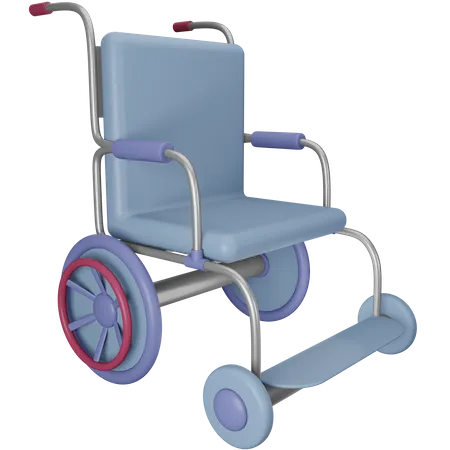 Silla de ruedas  3D Icon