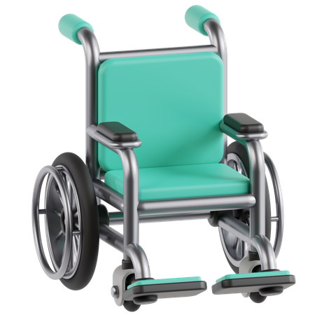 Silla de ruedas  3D Icon