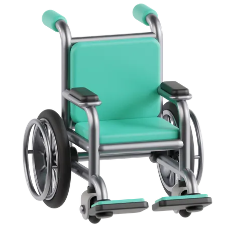 Silla de ruedas  3D Icon