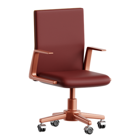 Silla de trabajo  3D Icon