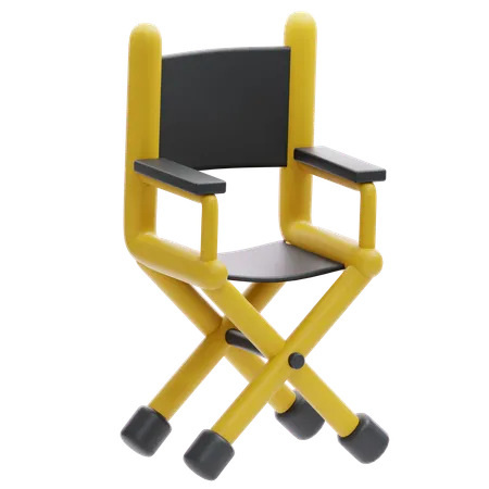 Silla directora  3D Icon