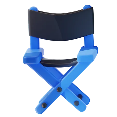 Silla de director  3D Icon