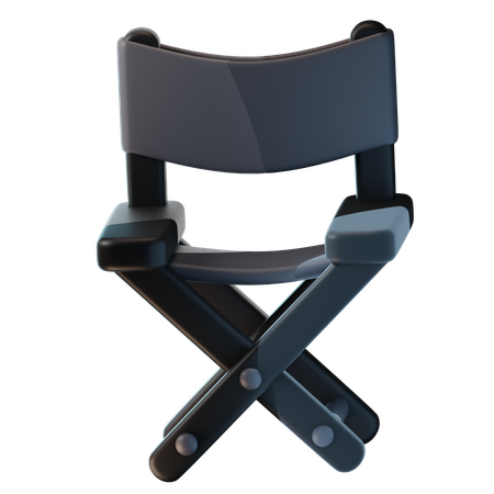 Silla de director  3D Icon