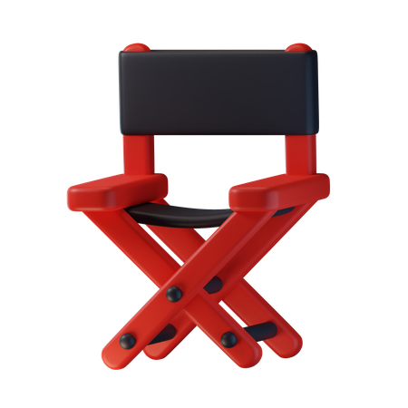 Silla de director  3D Icon