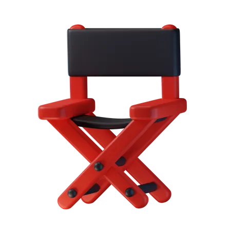 Silla de director  3D Icon