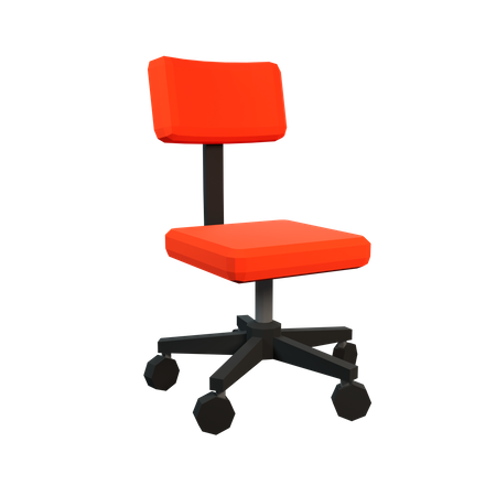 Silla en movimiento  3D Icon