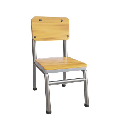 Silla de escuela  3D Icon