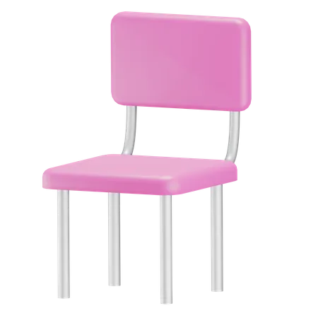 Silla de escuela  3D Illustration