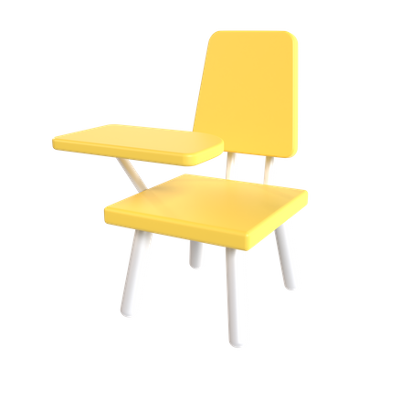 Silla de escuela  3D Illustration