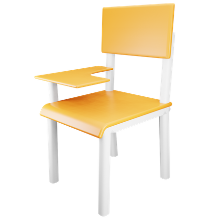 Silla de escuela  3D Illustration