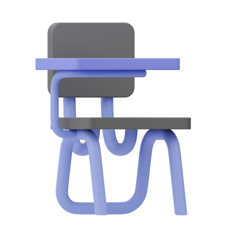 Silla de escuela  3D Icon