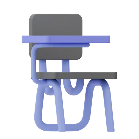 Silla de escuela  3D Icon