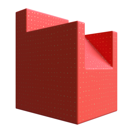 Silla inclinada  3D Illustration