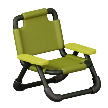 Silla plegable  3D Icon