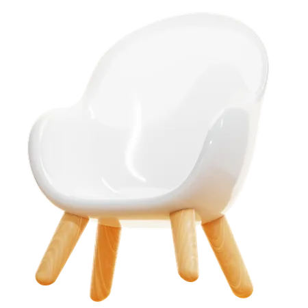 Silla retro  3D Icon