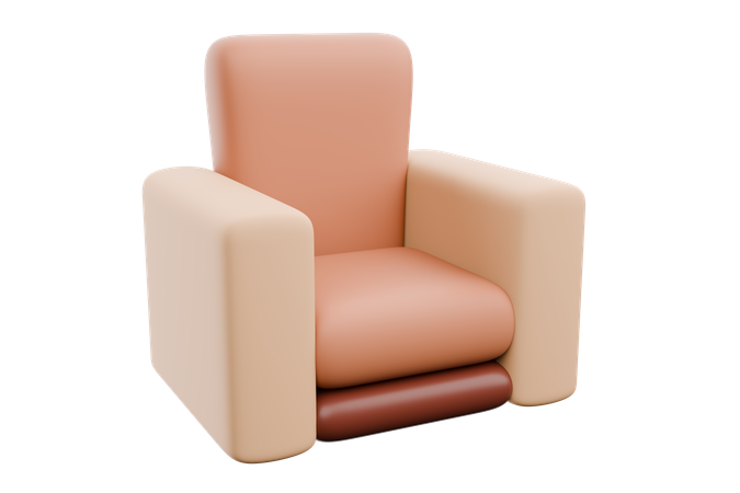 Sillón  3D Icon