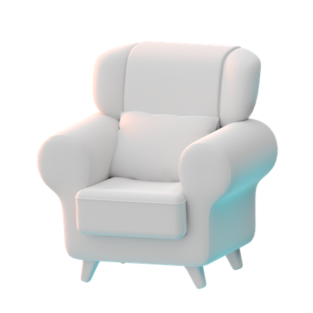 Sillón  3D Icon