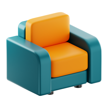 Sillón  3D Icon