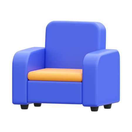 Sillón  3D Icon