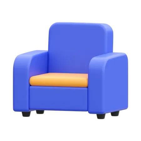 Sillón  3D Icon