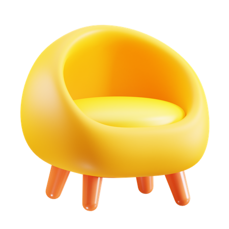 Sillón  3D Icon