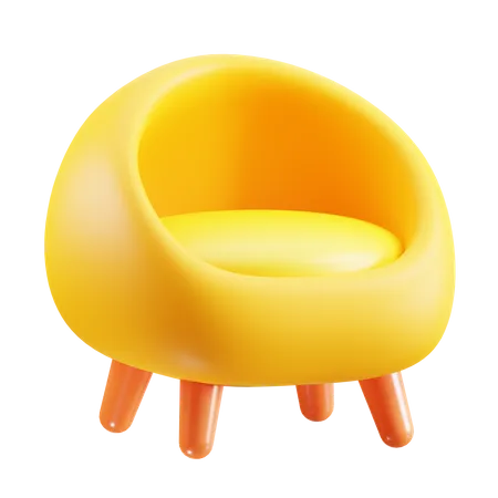 Sillón  3D Icon