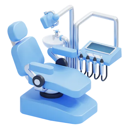 Silla dental  3D Icon