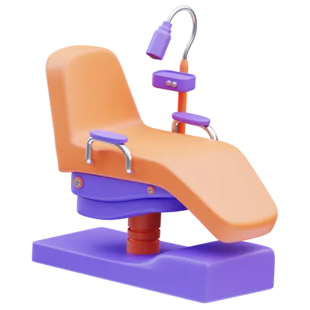 Silla dental  3D Icon