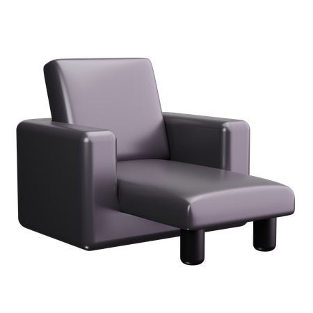 Sillón reclinable  3D Icon