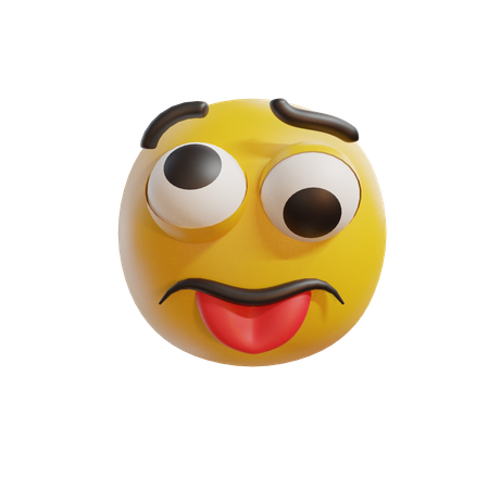 Silly Face  3D Icon