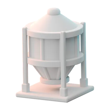 Silo 3D Icon