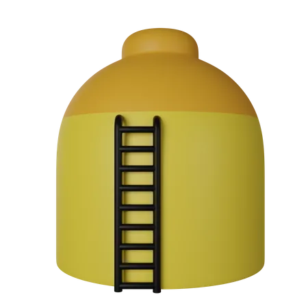 Silo  3D Icon