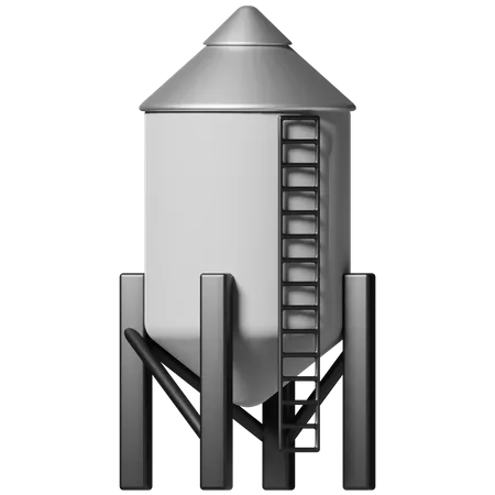 Silo  3D Icon