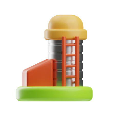 Silo  3D Icon