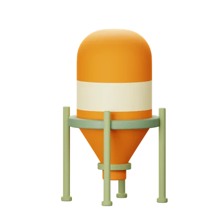 Silo  3D Icon