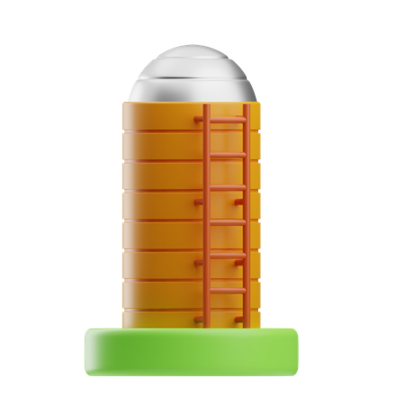 Silo  3D Icon