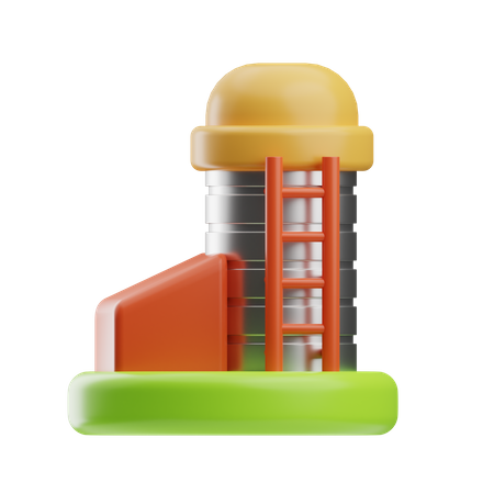 Silo  3D Icon