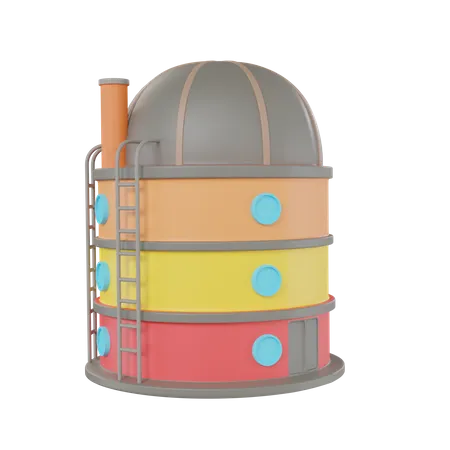 Granja de silos  3D Icon