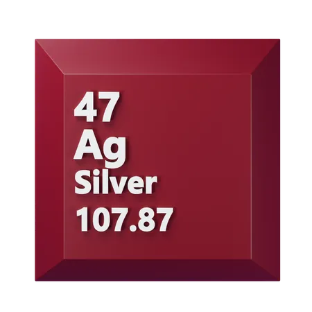 Silver  3D Icon