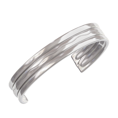 Silver Bracelet  3D Icon