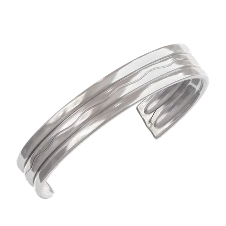 Silver Bracelet  3D Icon