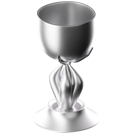 Silver Goblet  3D Icon