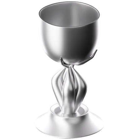 Silver Goblet  3D Icon