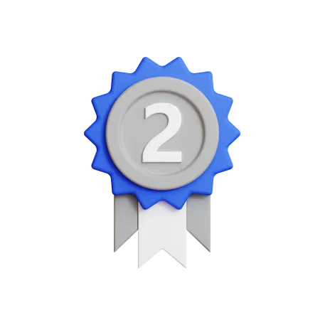Silver medal  3D Icon
