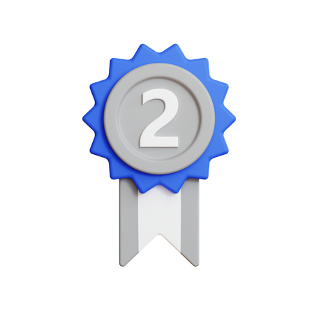 Silver medal  3D Icon