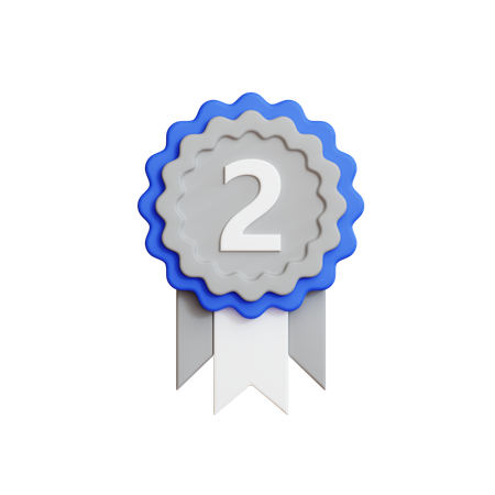 Silver Medal  3D Icon