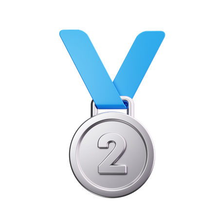 Silver Medal  3D Icon